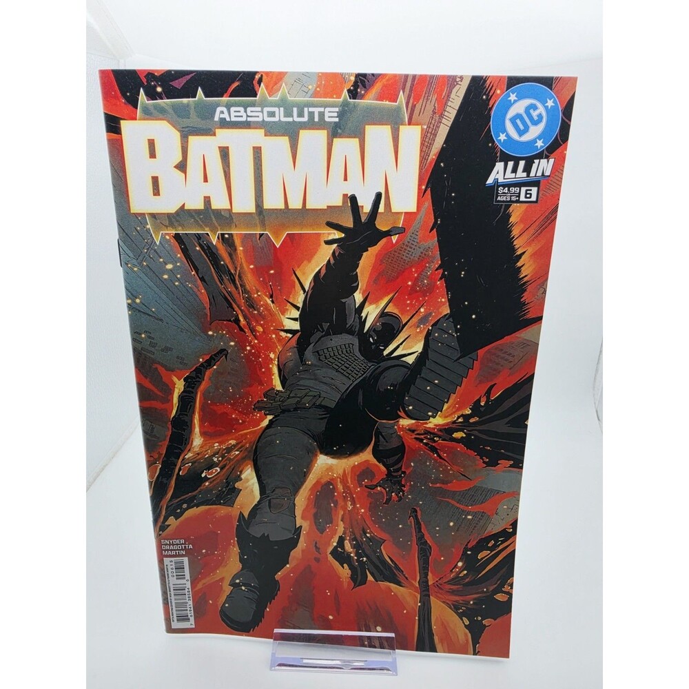 Absolute Batman 6 Fifth 5th Print Cover Nick Dragotta Snyder DC Comics NM
